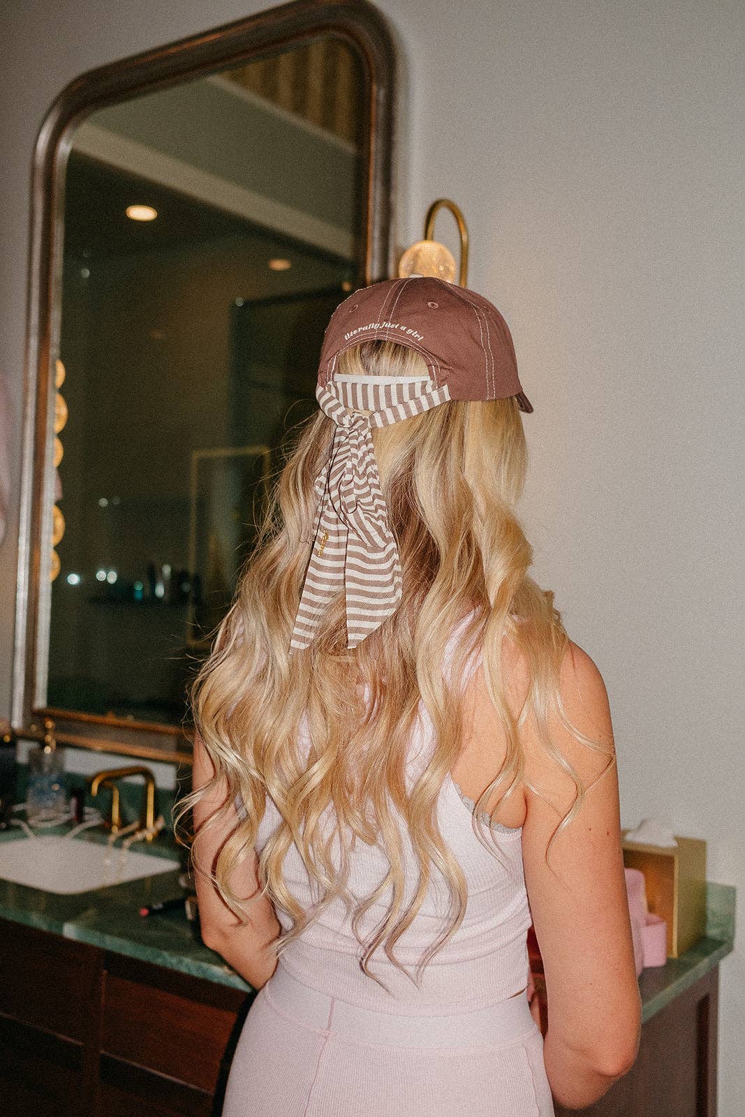 Girlhood Striped Hair Scarf