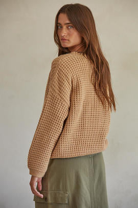 Boston Waffle Knit Pullover