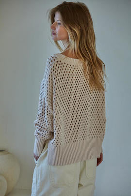 Eren Open Knit Top
