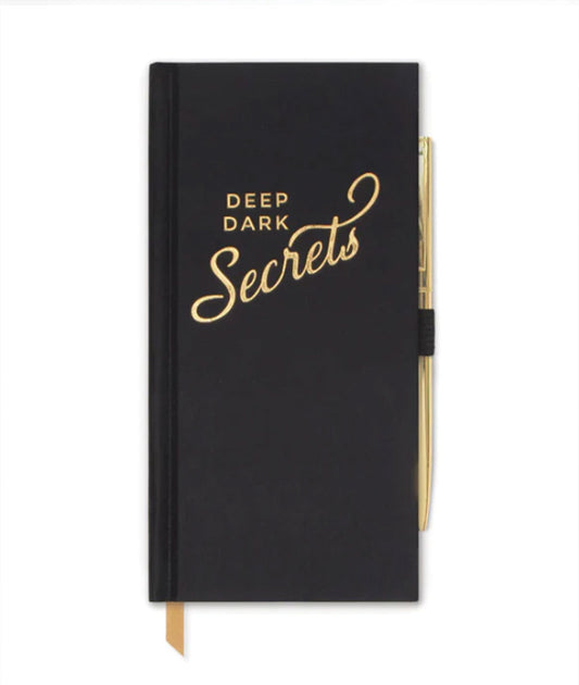 "Deep Dark Secrets" Journal + Pen
