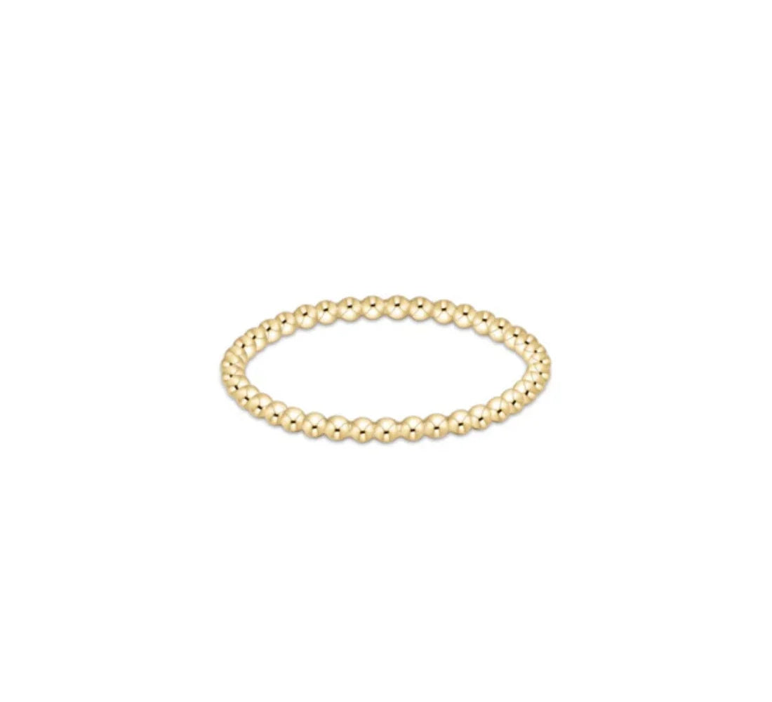 enewton Classic Gold 1.5mm Bead Ring