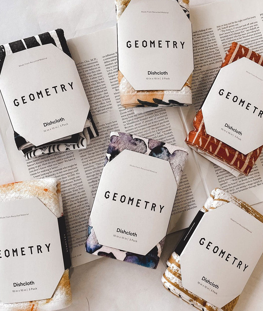 Geometry Dishcloths