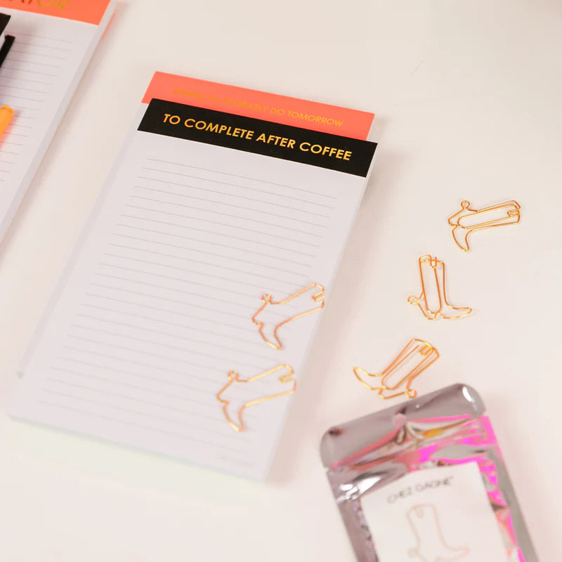 To Complete After Coffee Notepad