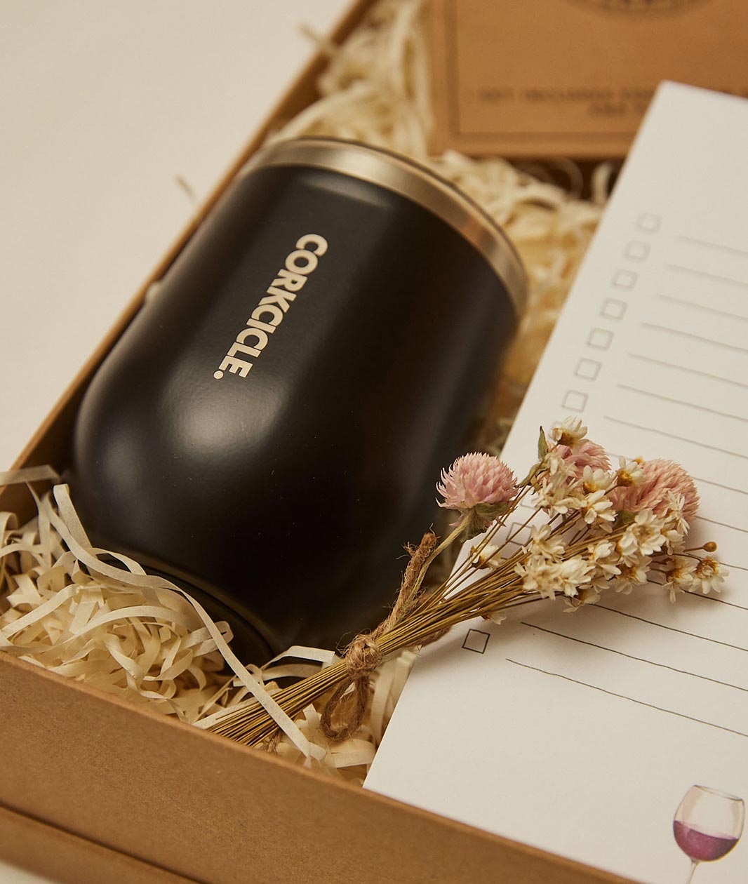 Corkcicle Stemless Wine Tumbler (Black)