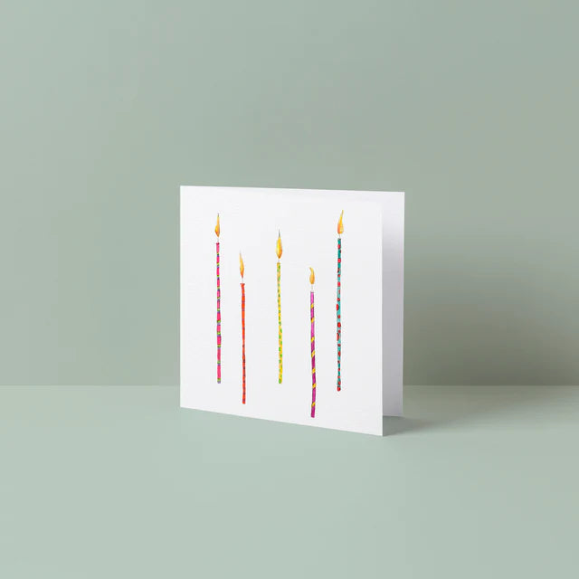 Birthday Candles Teeny Card
