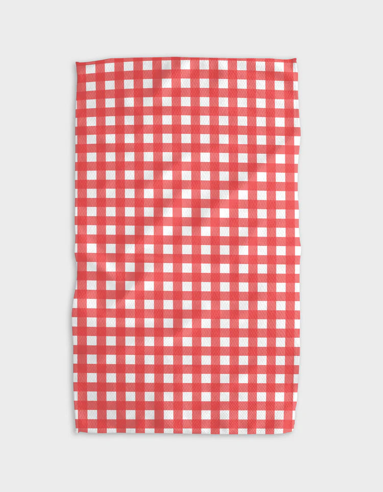 Geometry Gigi Candy Apple Tea Towel