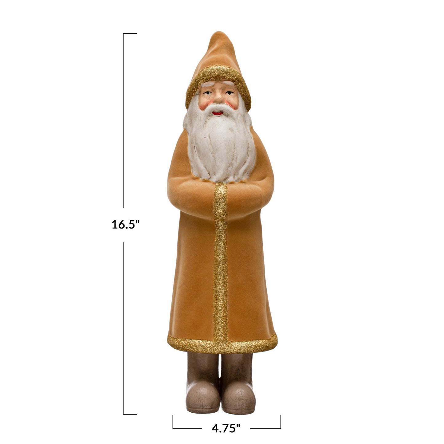 Glitter + Gold Santa
