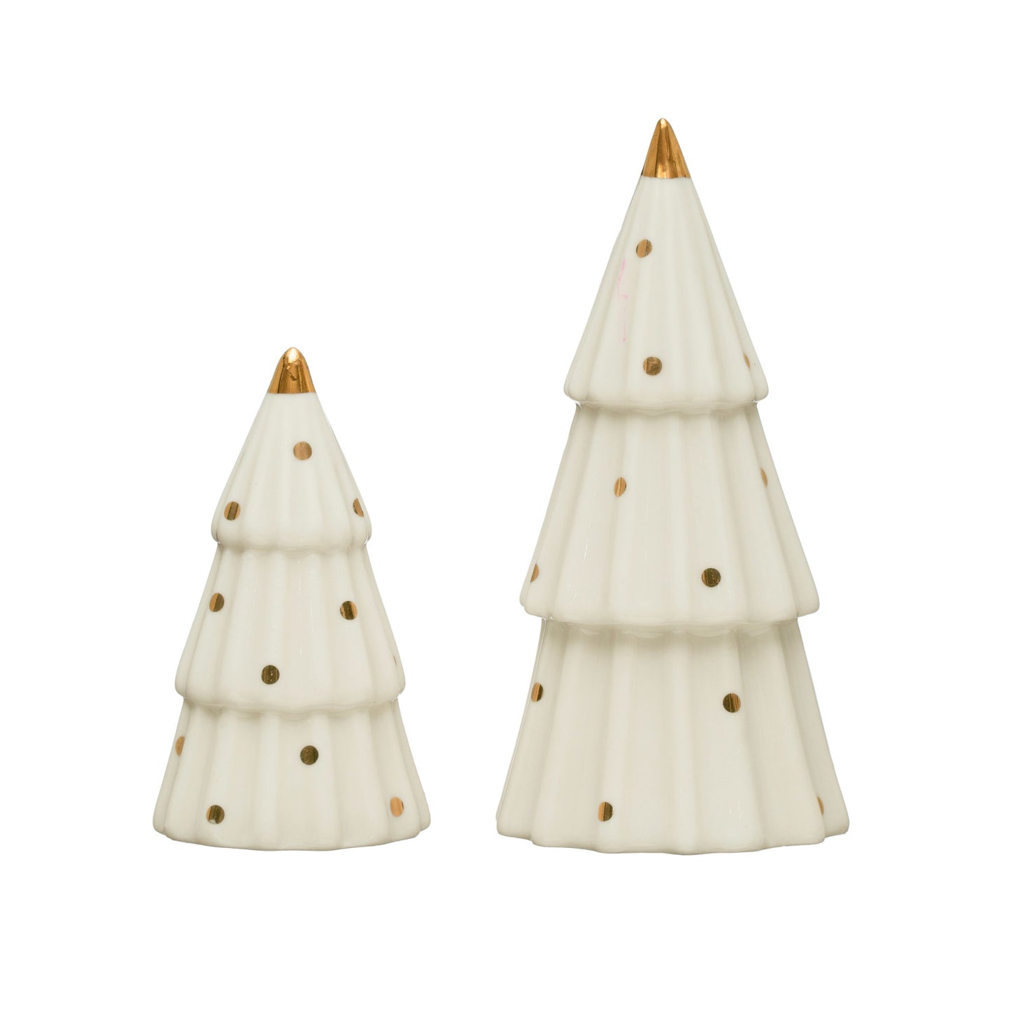 Ceramic Gold + White Trees
