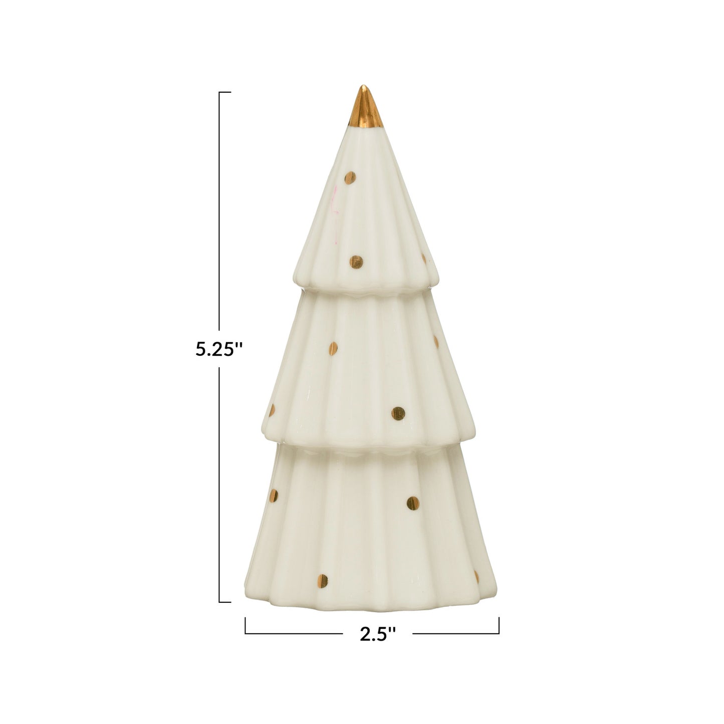 Ceramic Gold + White Trees