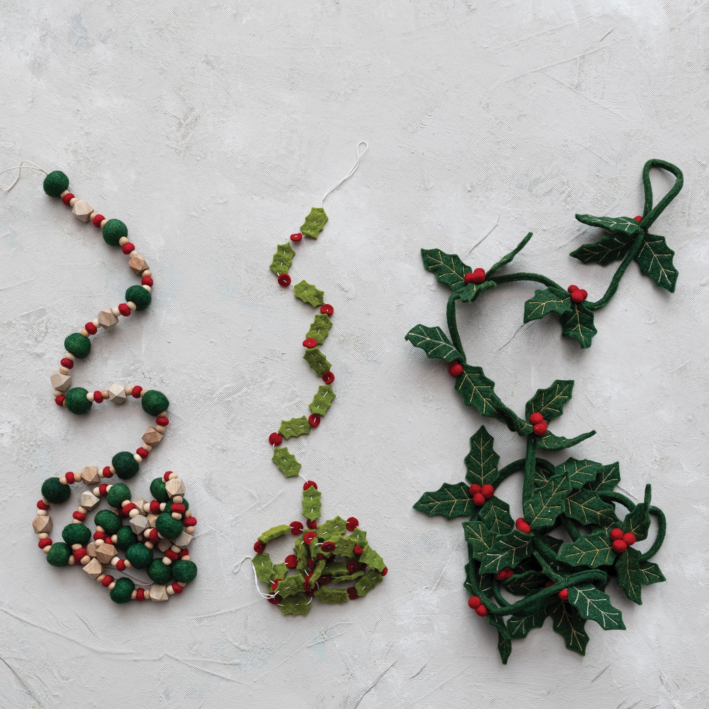 Holly + Berries Garland