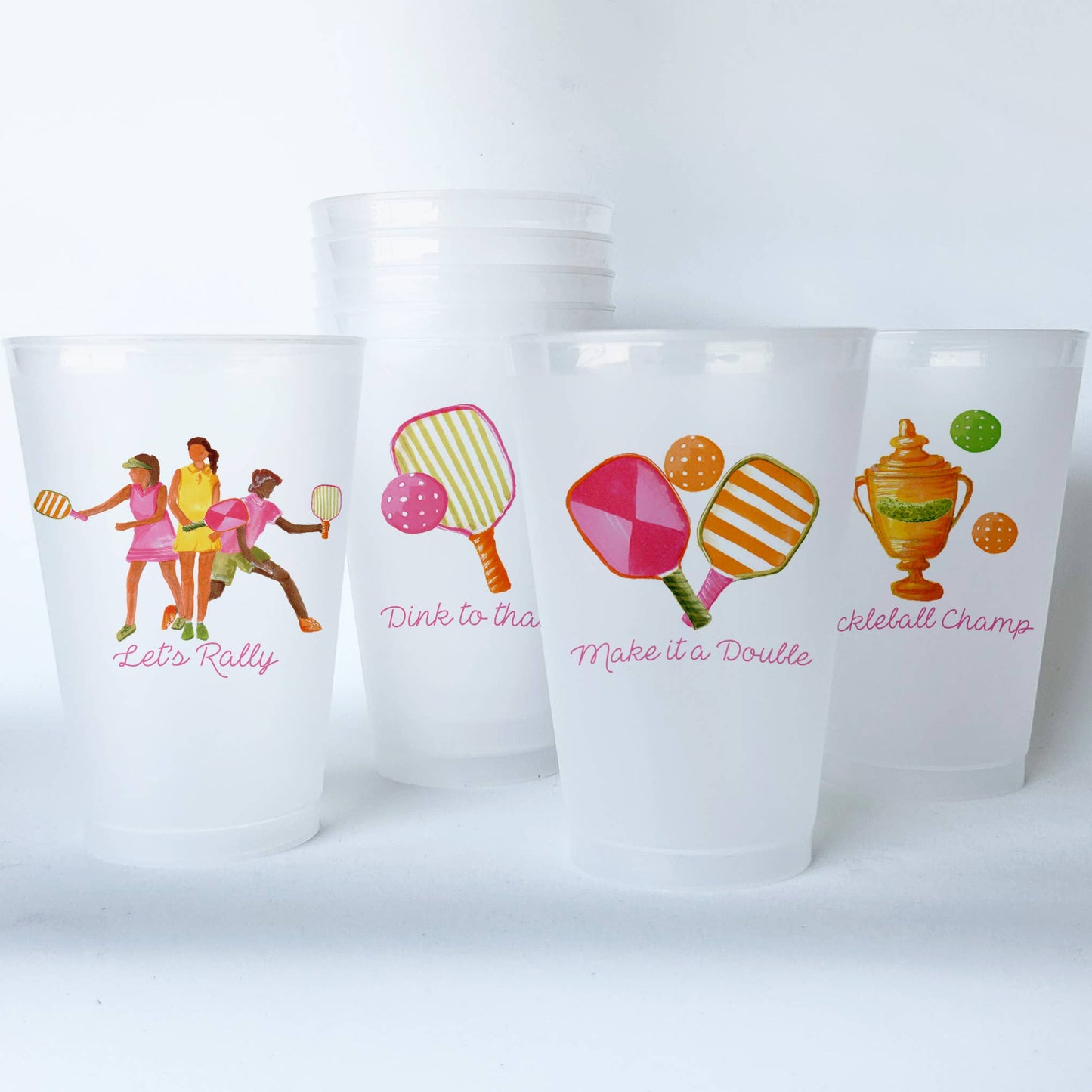 Pickleball Plastic Cups