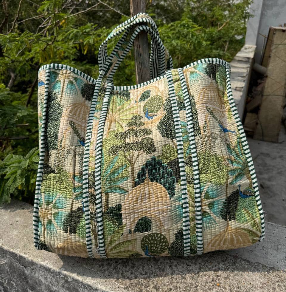 Assorted Cotton Quilted Bags