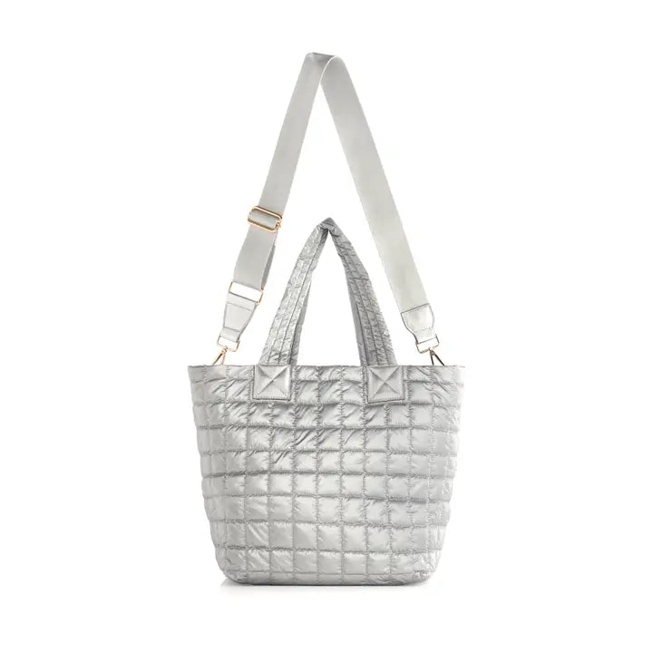 Logan Metallic Tote
