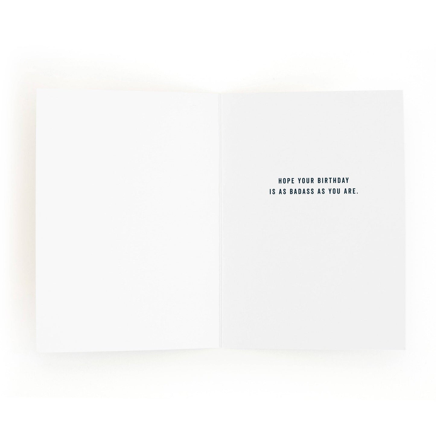 Minted - Exhausted, Birthday Greeting Card, Foil-Pressed