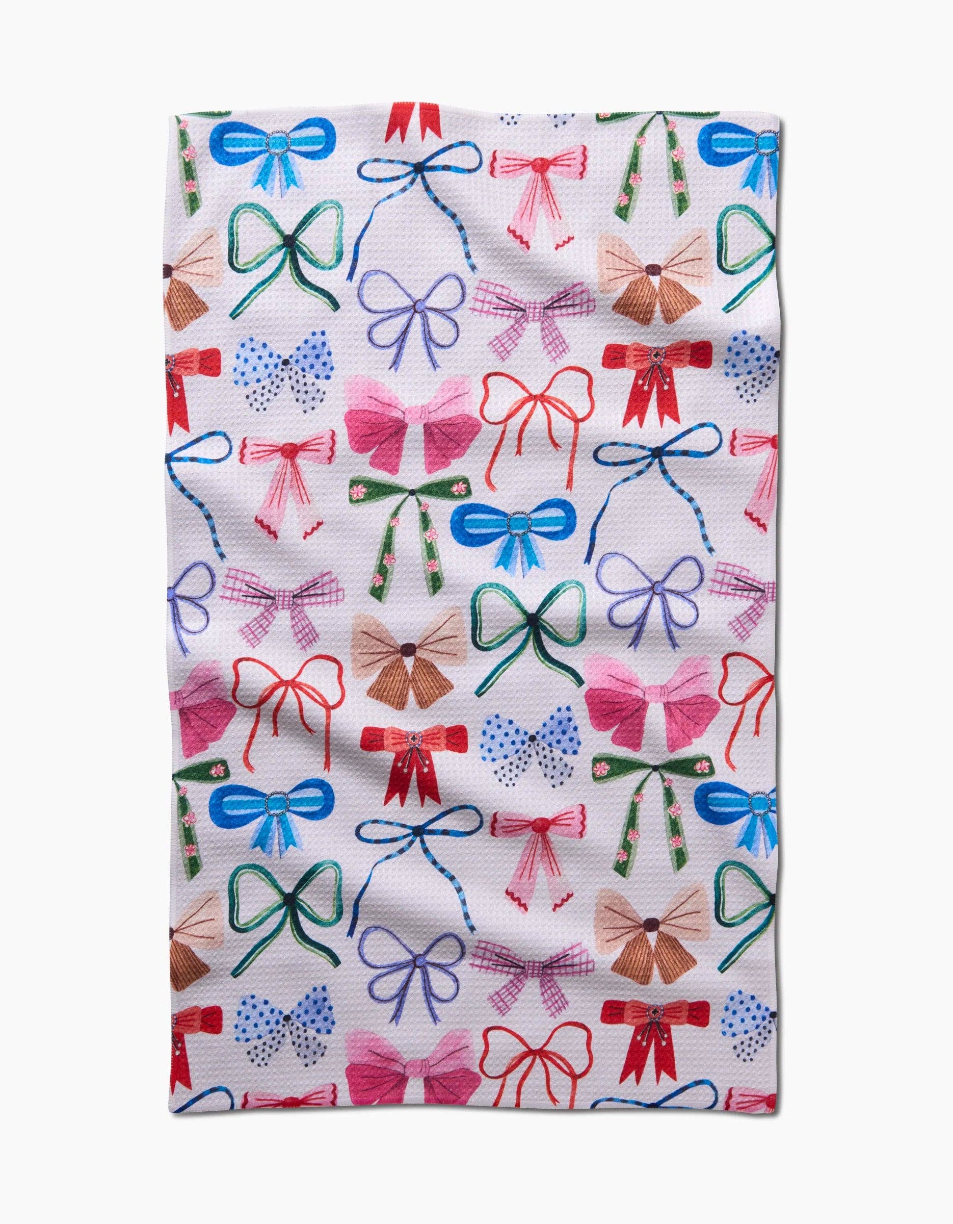 Geometry Bows Tea Towel