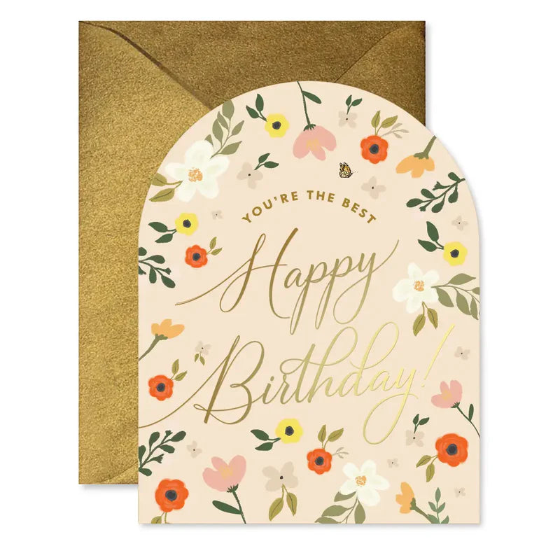 You're The Best Birthday Arch Card