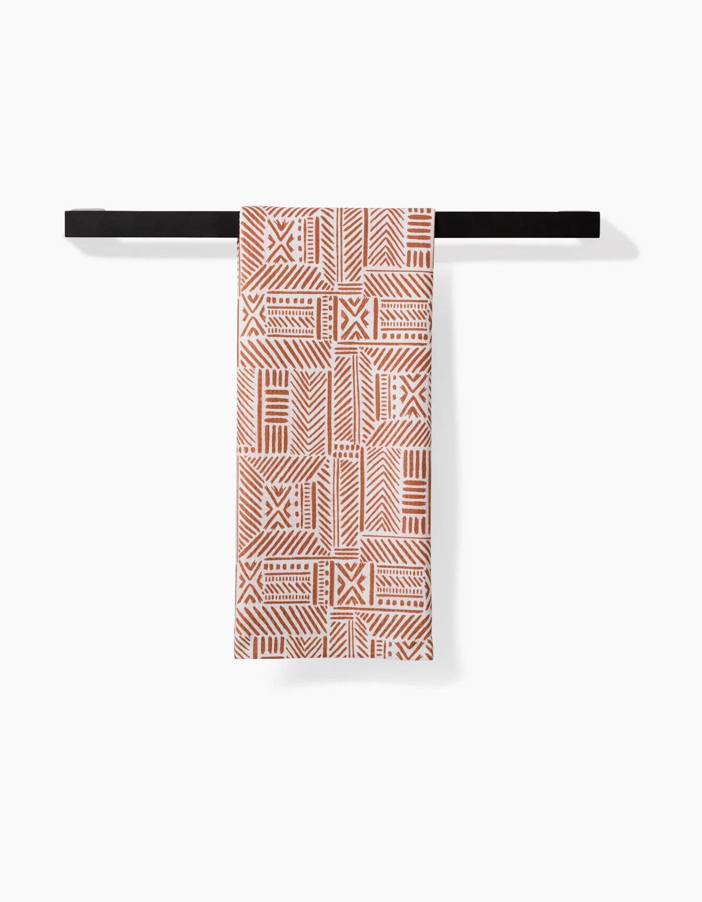 Geometry Mud Cloth Natural Luxe Hand Towel