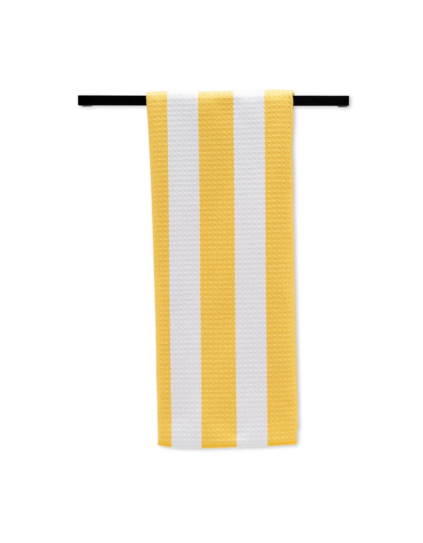 Geometry Summer Bold Yellow Tea Towel