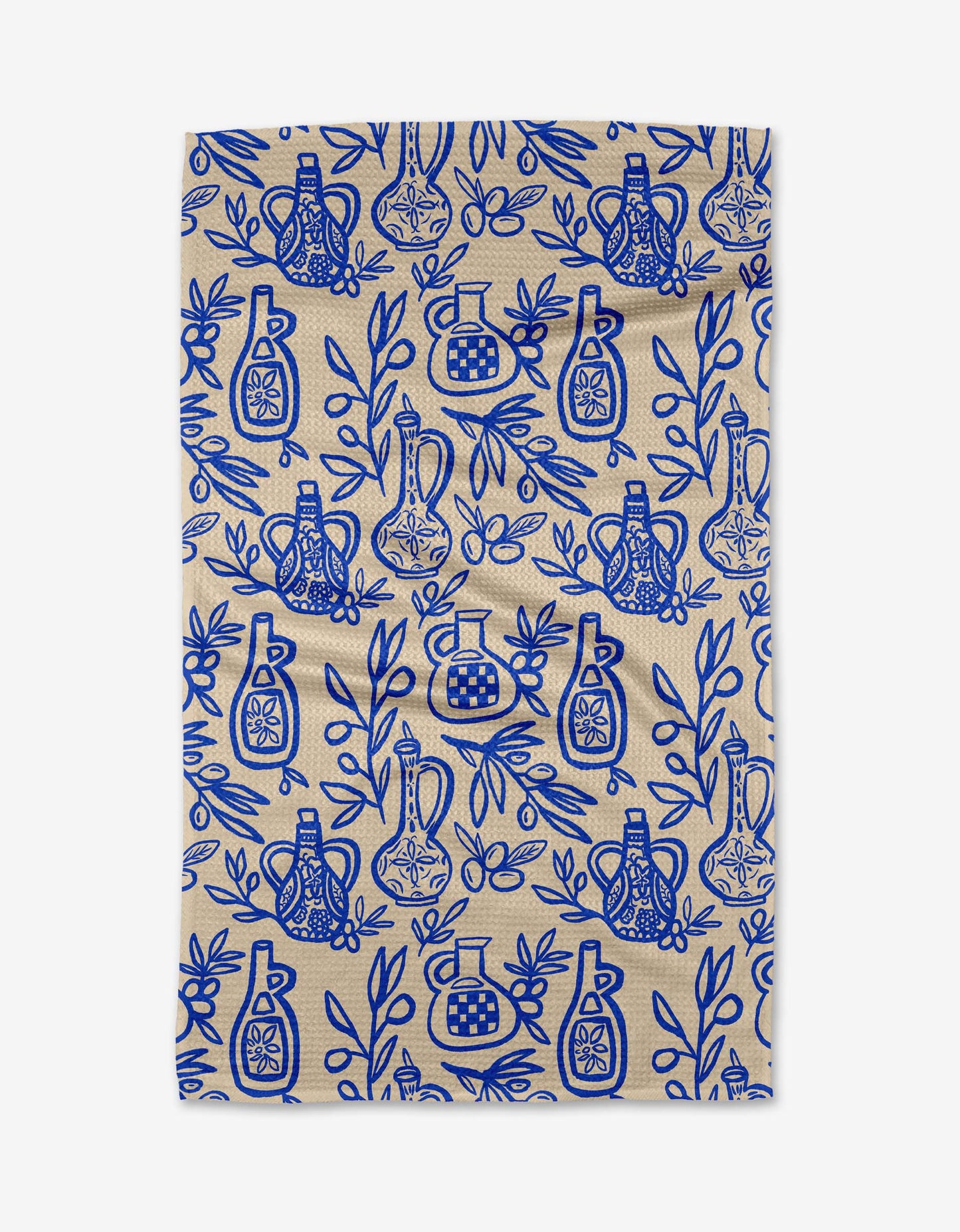 Geometry Mediterranean Pour Tea Towel