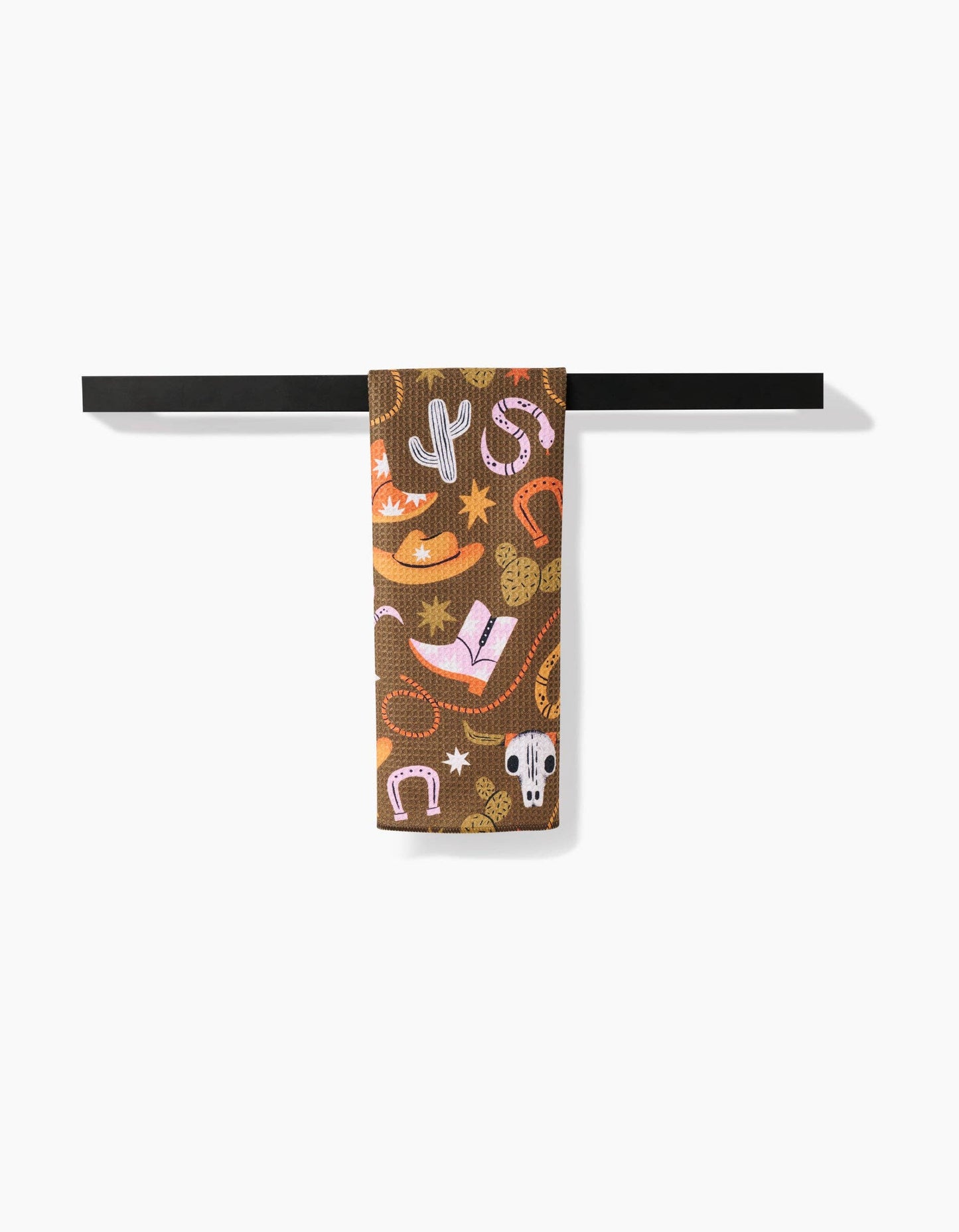 Geometry Wild Cowboy Tea Towel