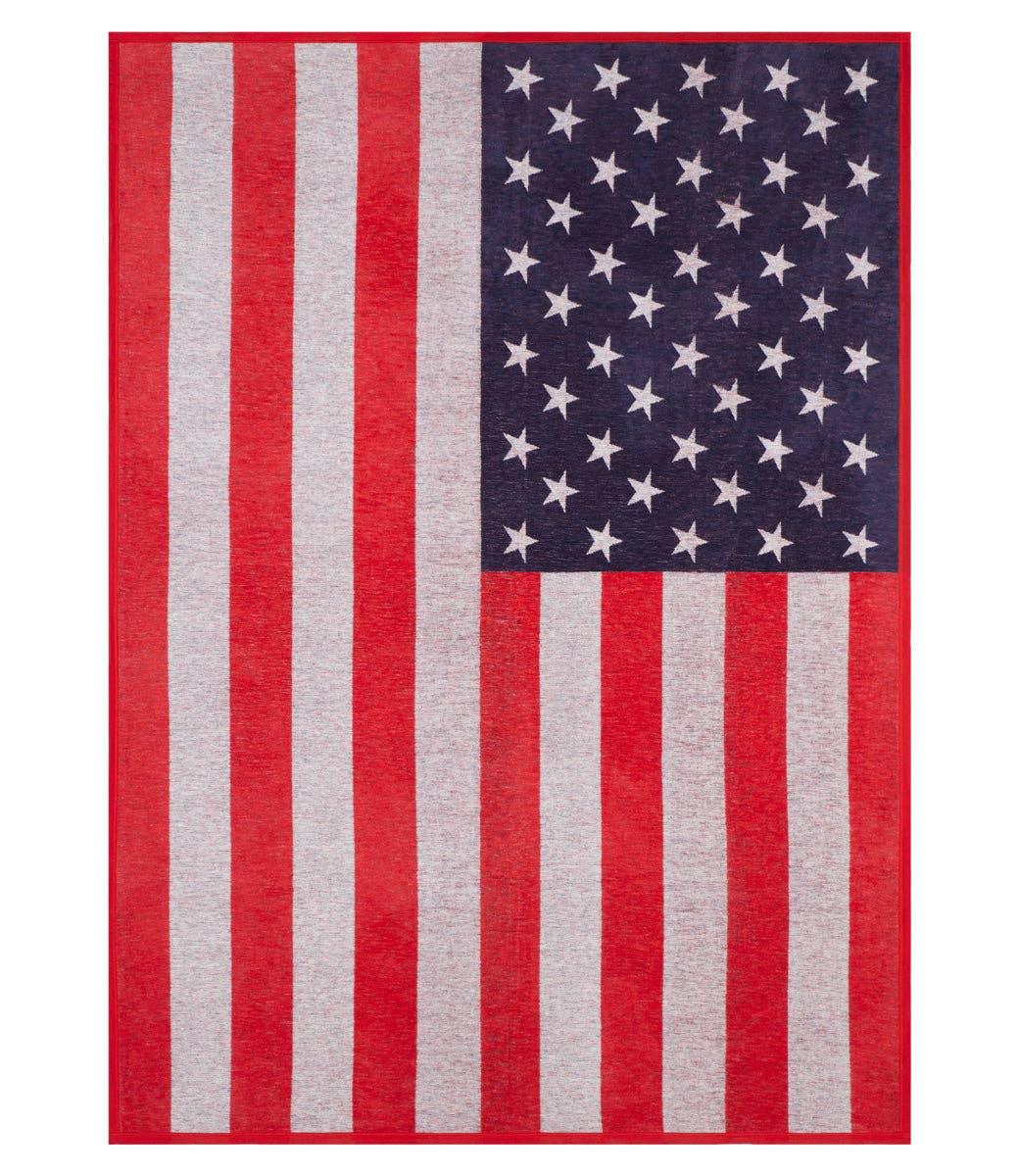 American Flag Blanket