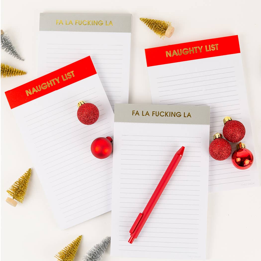 Naughty List  Notepad