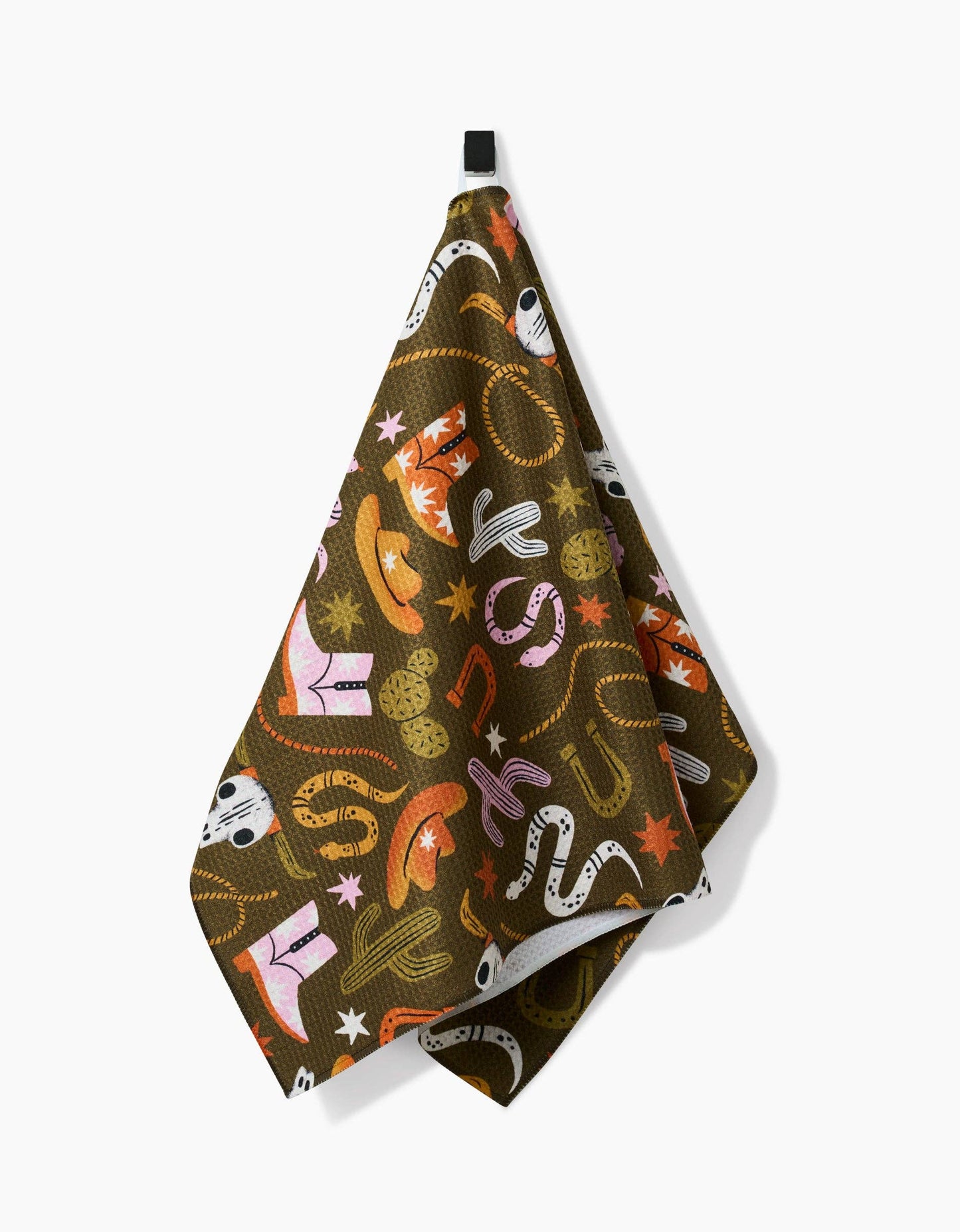 Geometry Wild Cowboy Tea Towel