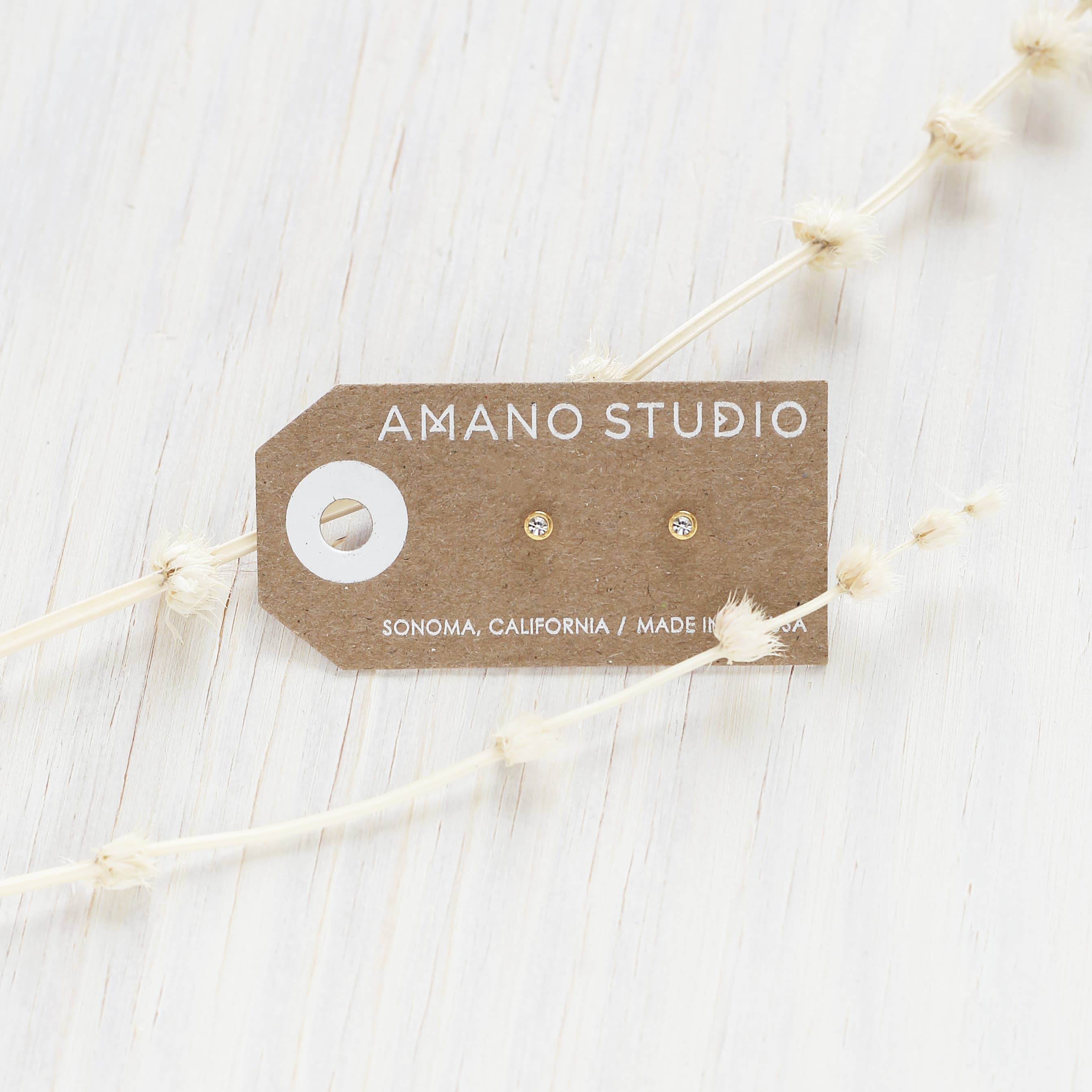 Tiny Dot Stud Earring