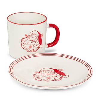 Vintage Santa Plate