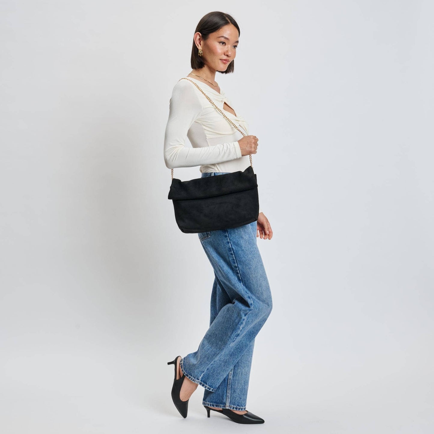 Luxe Cream Crossbody