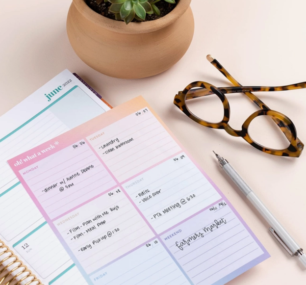 Oh! What A Week Notepad
