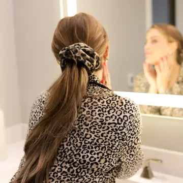 Cheetah Towel Scrunchie