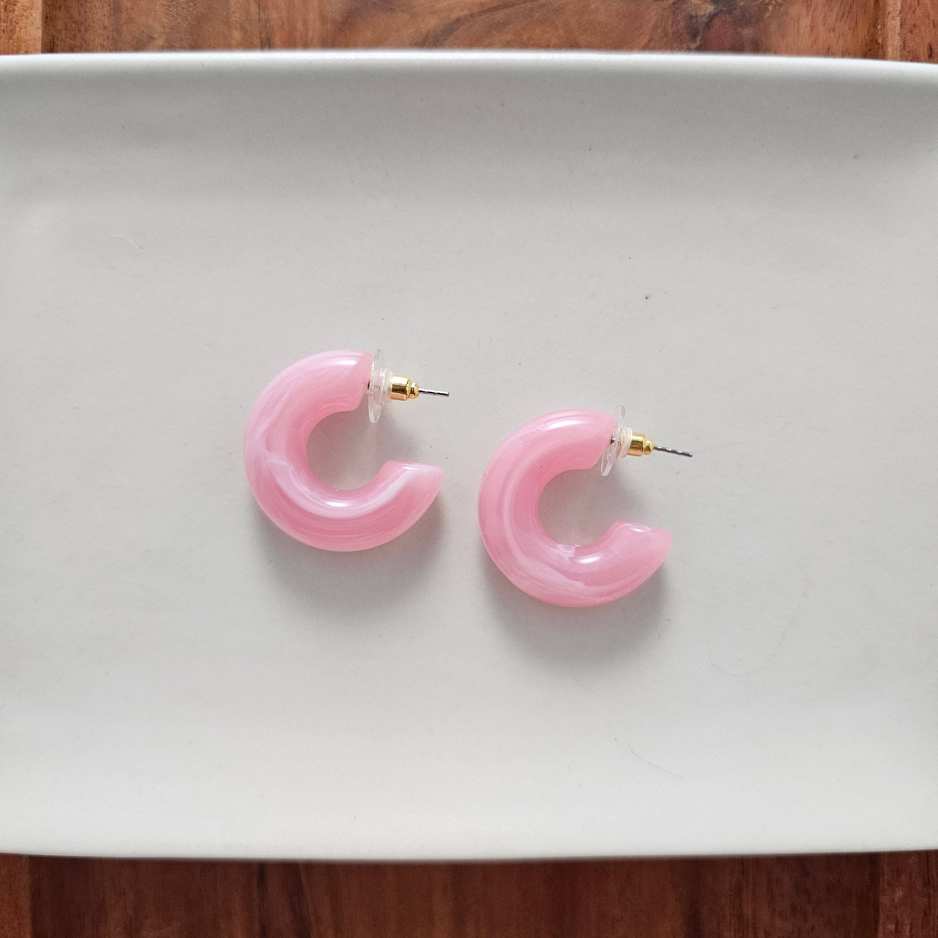 Pastel Chloe Hoops