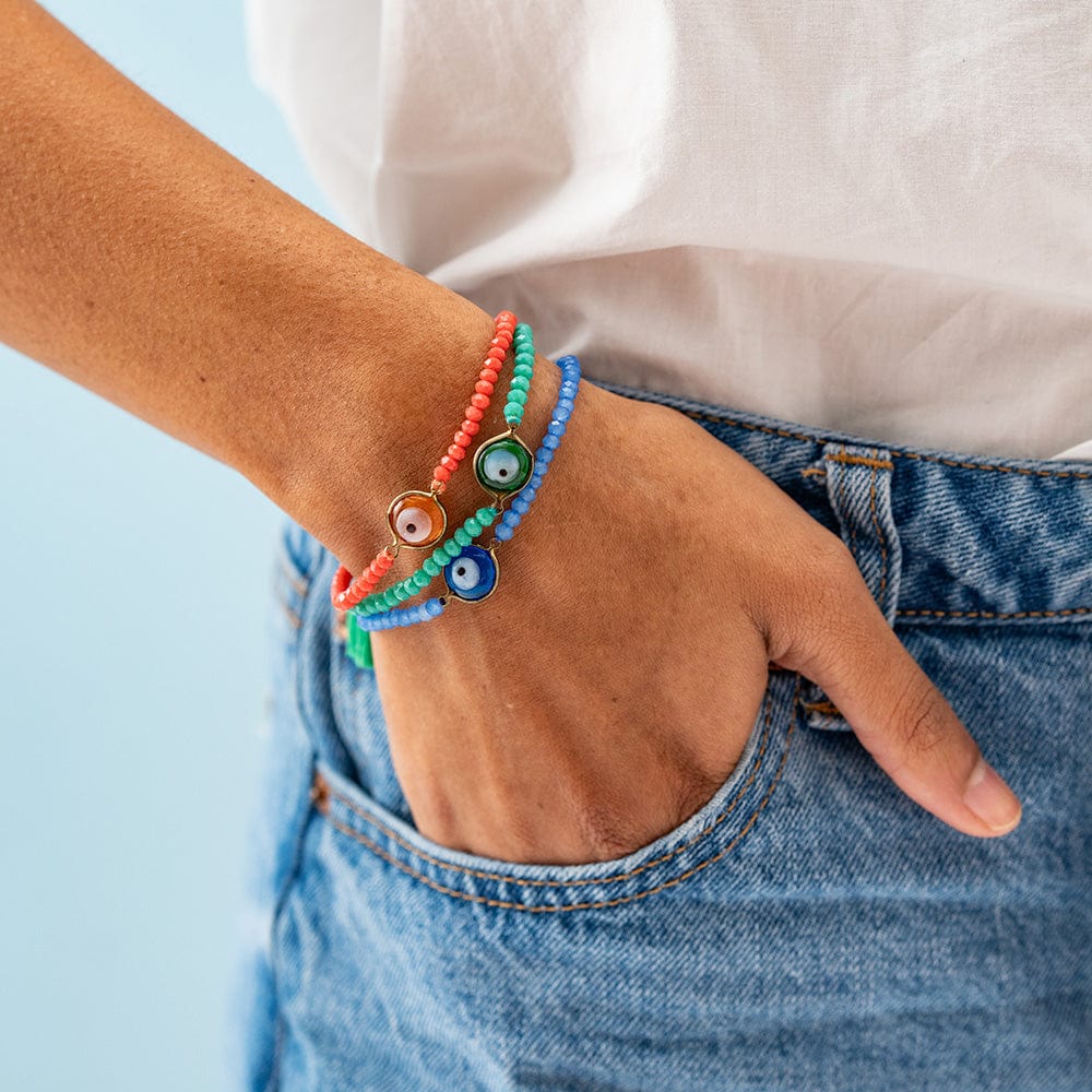 Emma Blue Crystal Bracelet