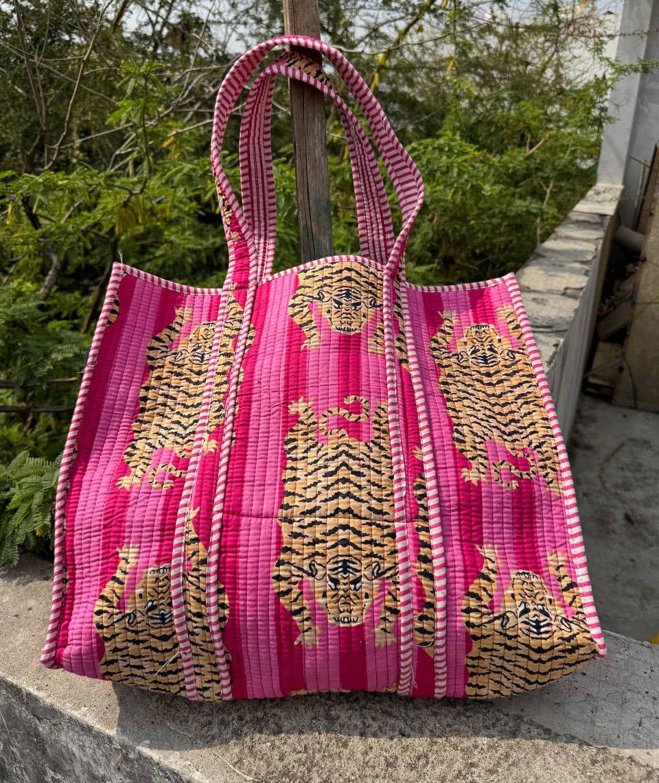 Assorted Cotton Quilted Bags