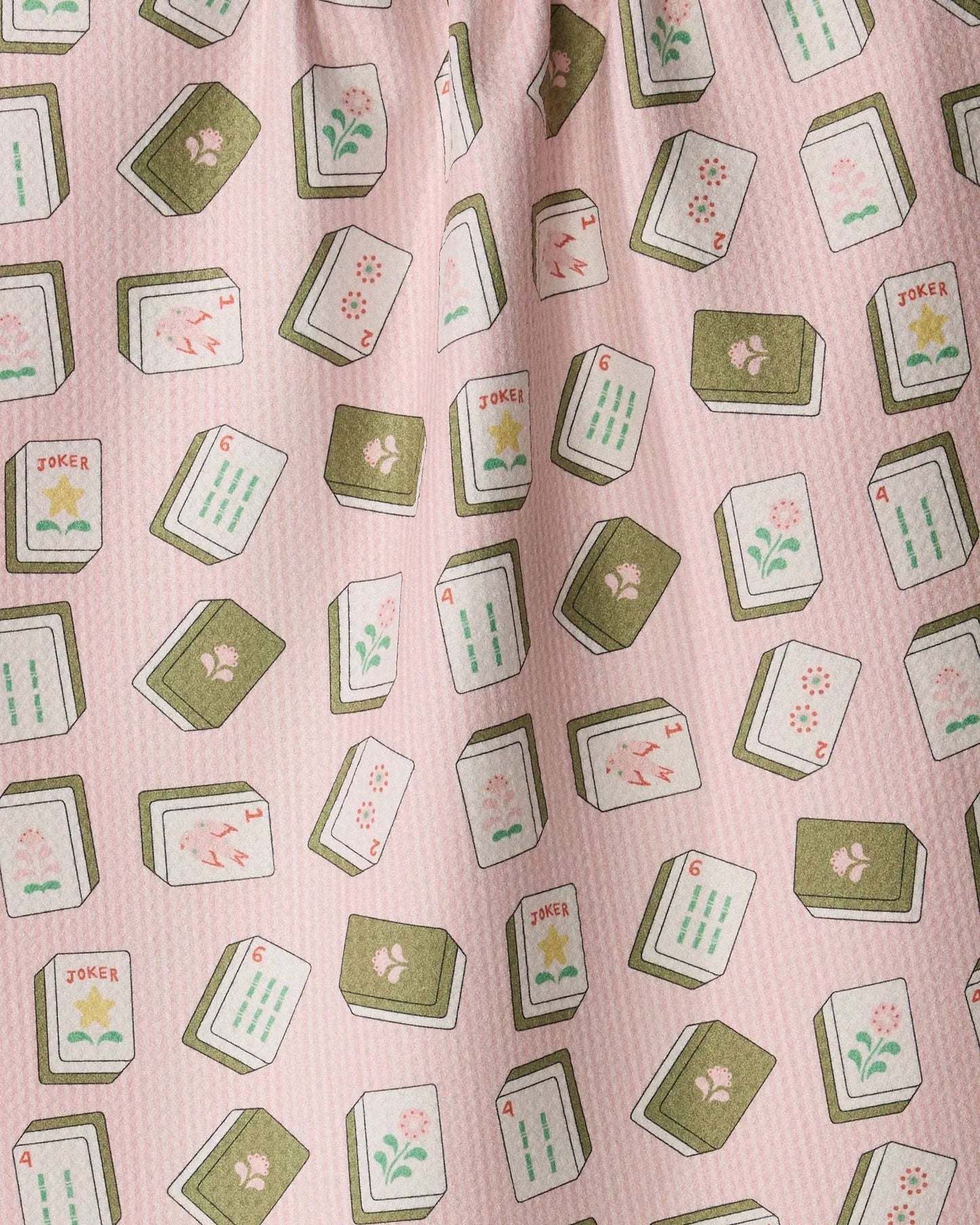 Geometry Flower Tiles Luxe Tea Towel