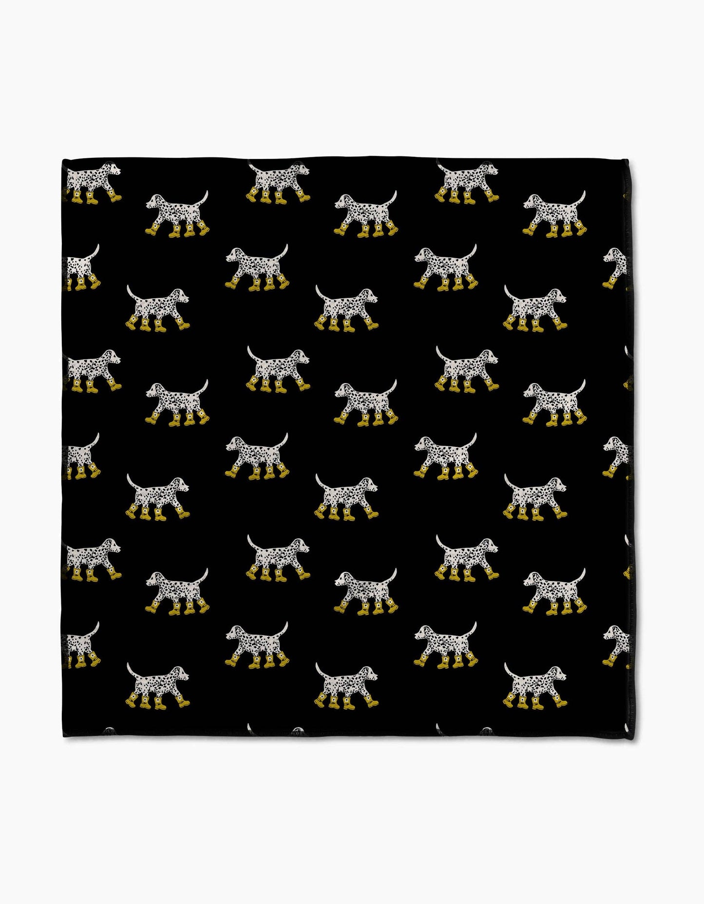 Geometry Dalmatian In Boots Paw Towel