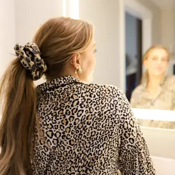 Cheetah Towel Scrunchie