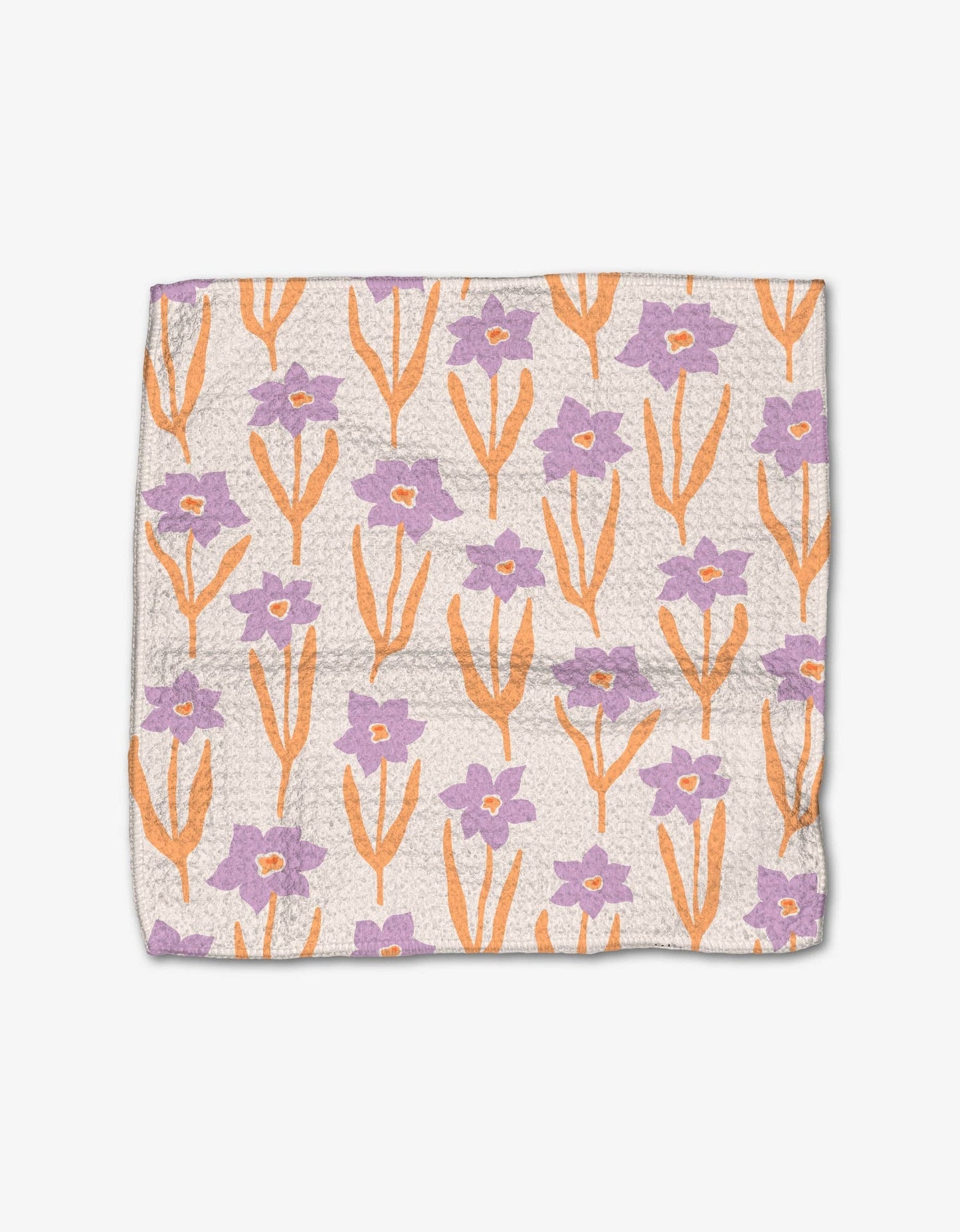 Geometry Spring Flowers Dishcloth Set