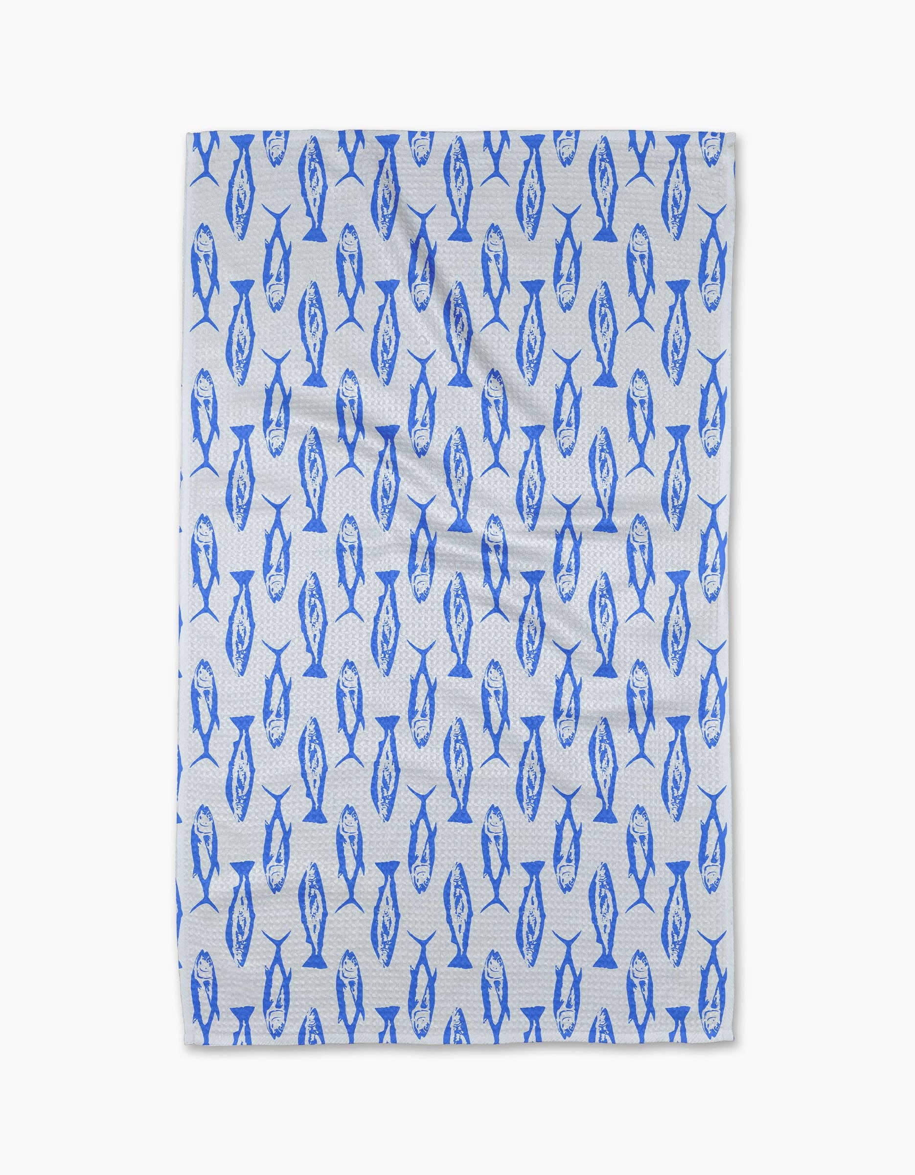Geometry Coastal Catch Tea Towel