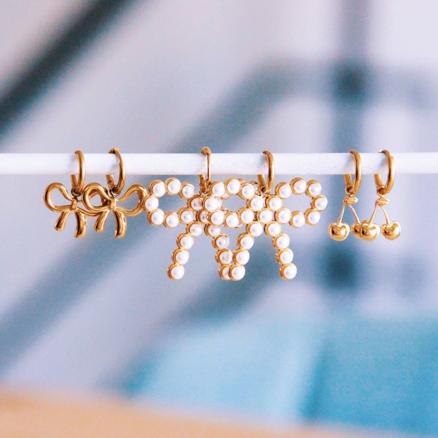 Bow Dangle Earrings