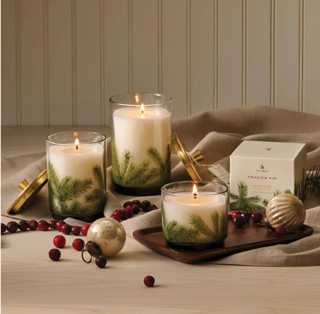 Thymes Frasier Fir Large Pine Needle Candle