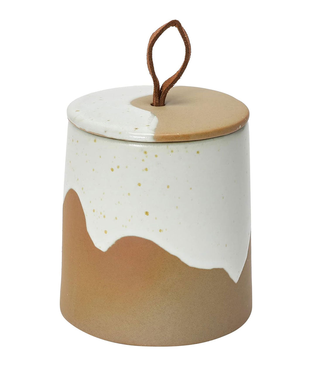 Glazed Stoneware Canister