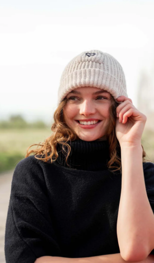 Heart Pocket Beanie