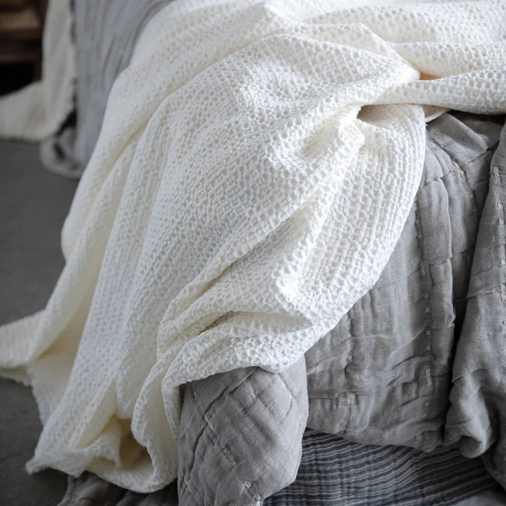 Cotton Waffle Weave Bedspread