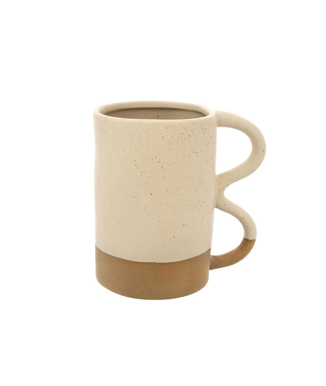 Ecru Wavy Mug