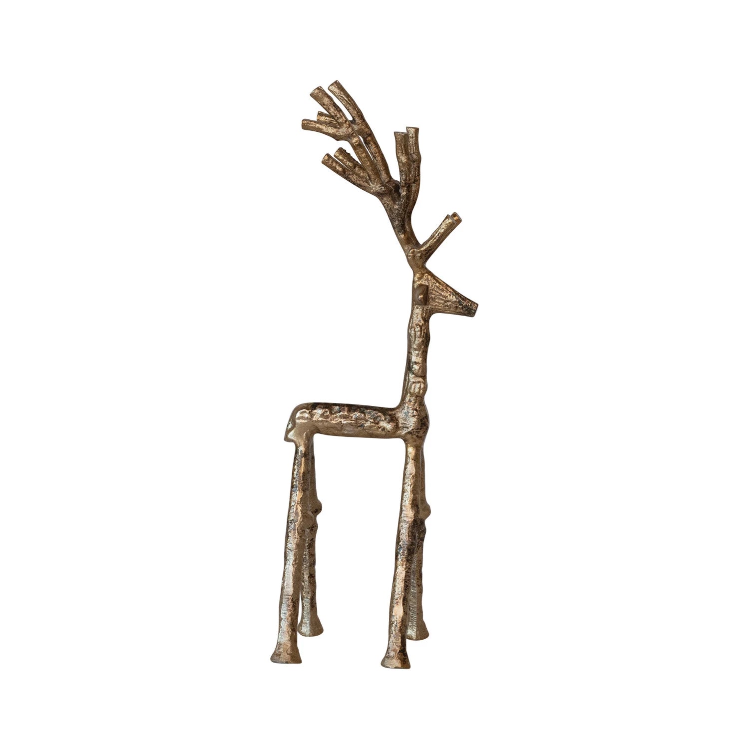Twig Antique Gold Reindeer