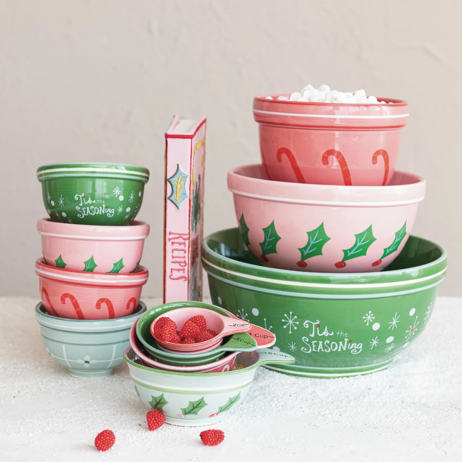 Whimsy Holiday Pattern Bowl