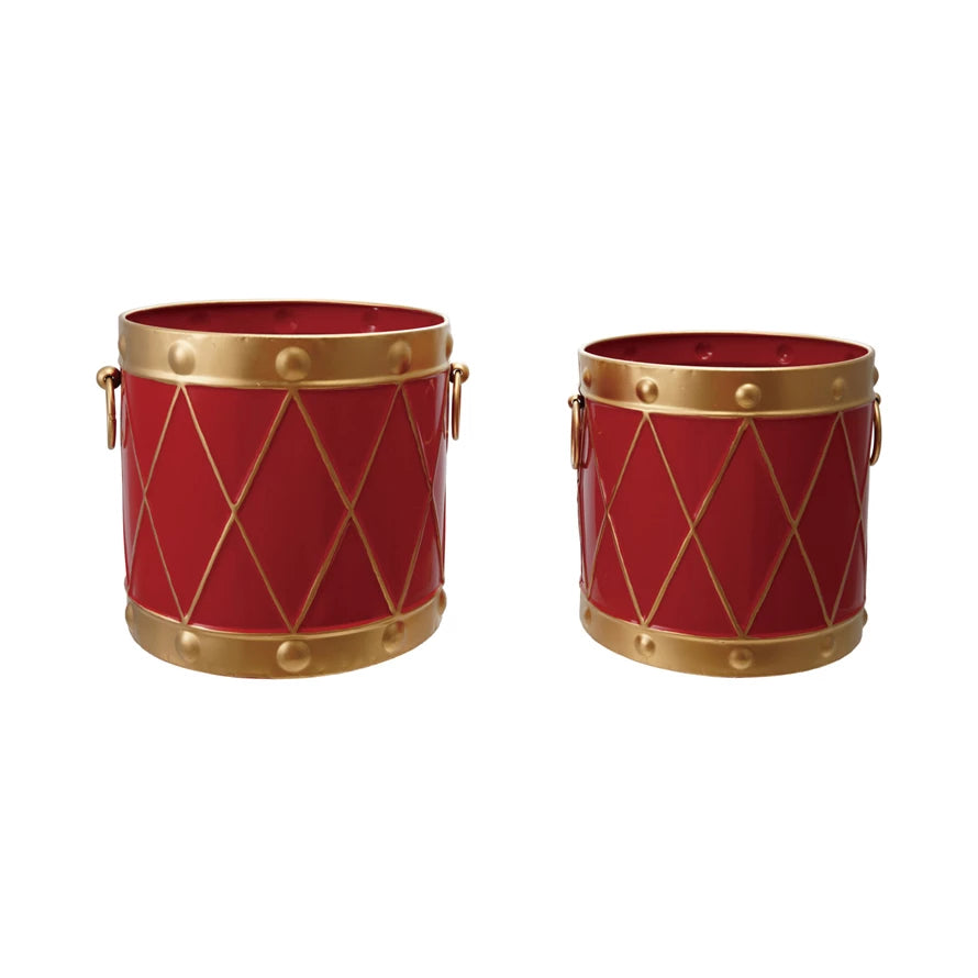 Metal Holiday Drum