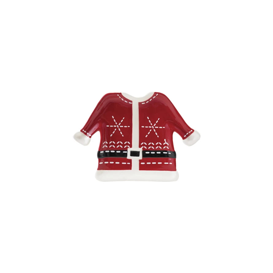 Santa Suit Plate